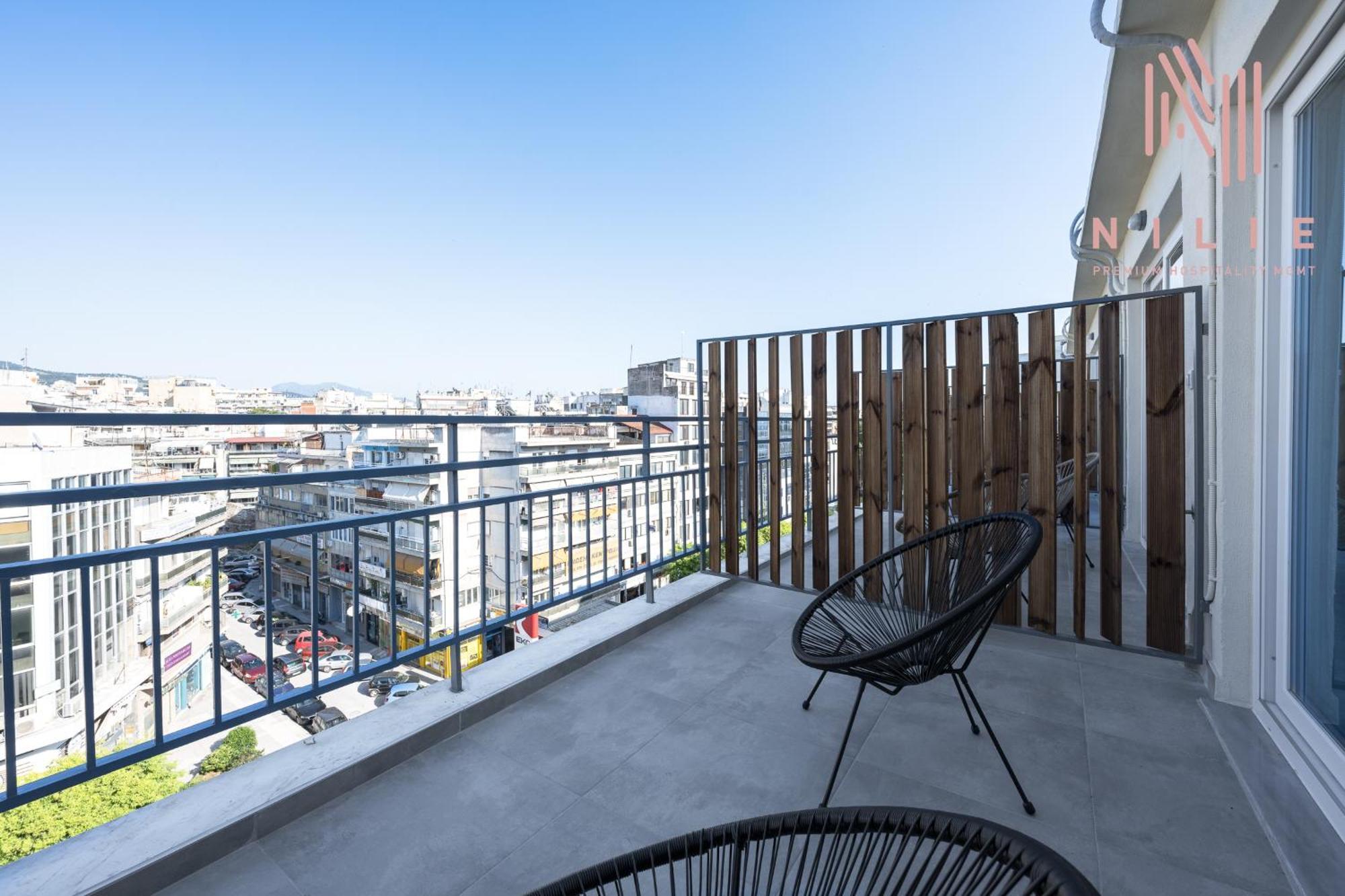 V1 Penthouse, Nilie Hospitality Mgmt Apartman Szaloniki Kültér fotó