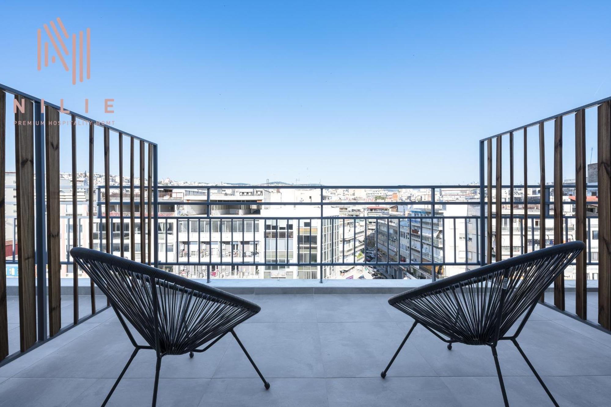 V1 Penthouse, Nilie Hospitality Mgmt Apartman Szaloniki Kültér fotó