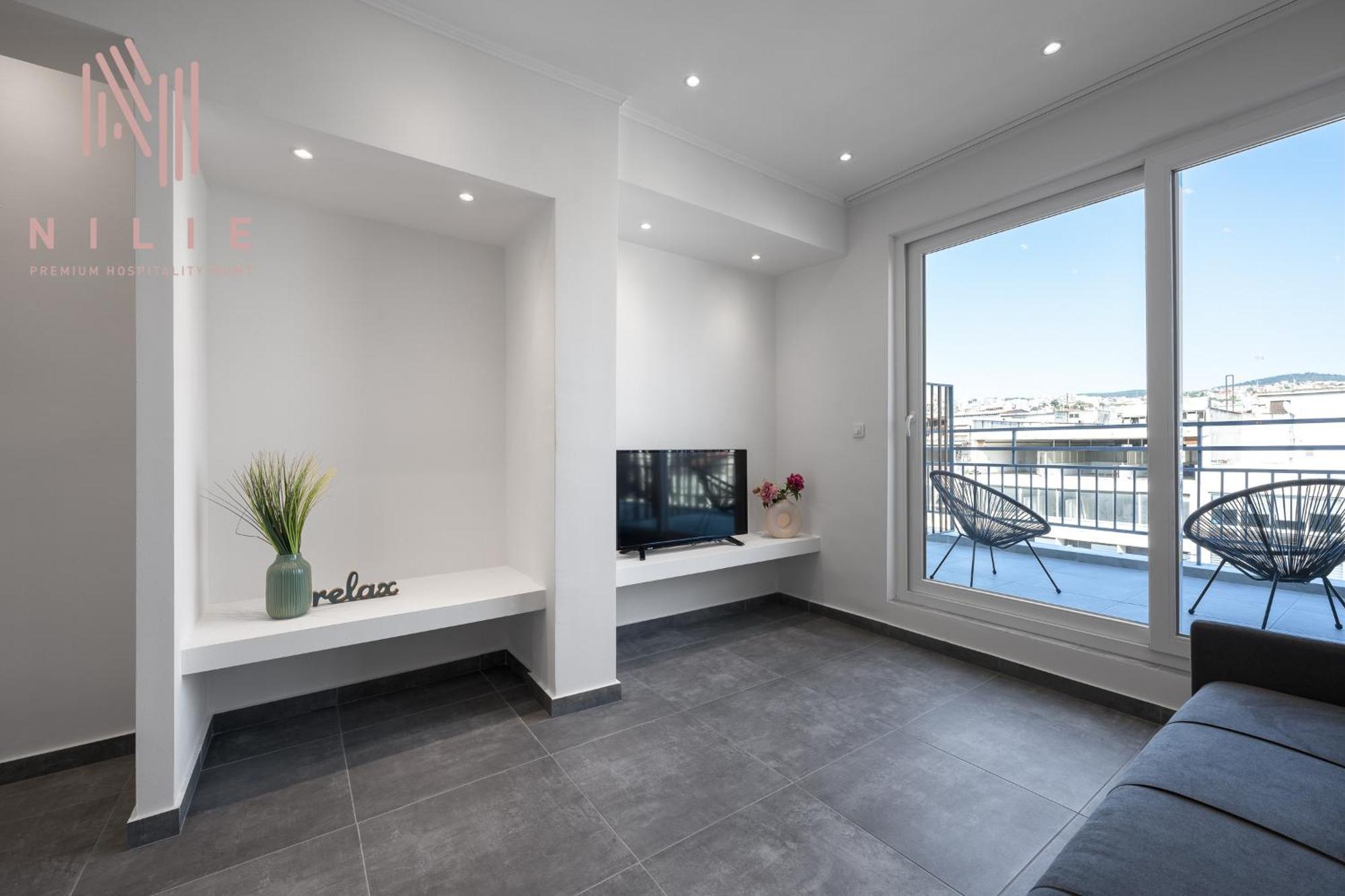 V1 Penthouse, Nilie Hospitality Mgmt Apartman Szaloniki Kültér fotó