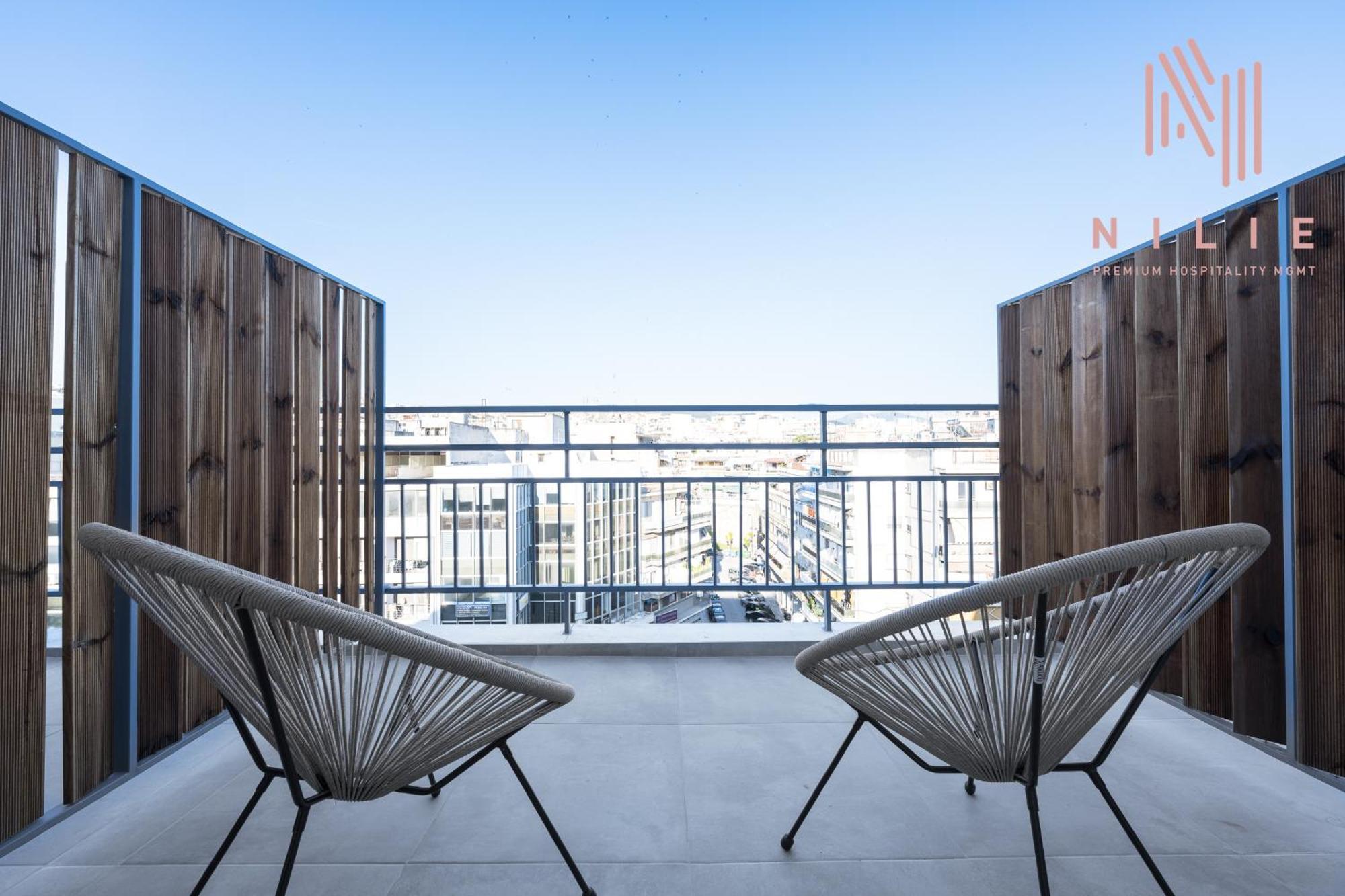 V1 Penthouse, Nilie Hospitality Mgmt Apartman Szaloniki Kültér fotó