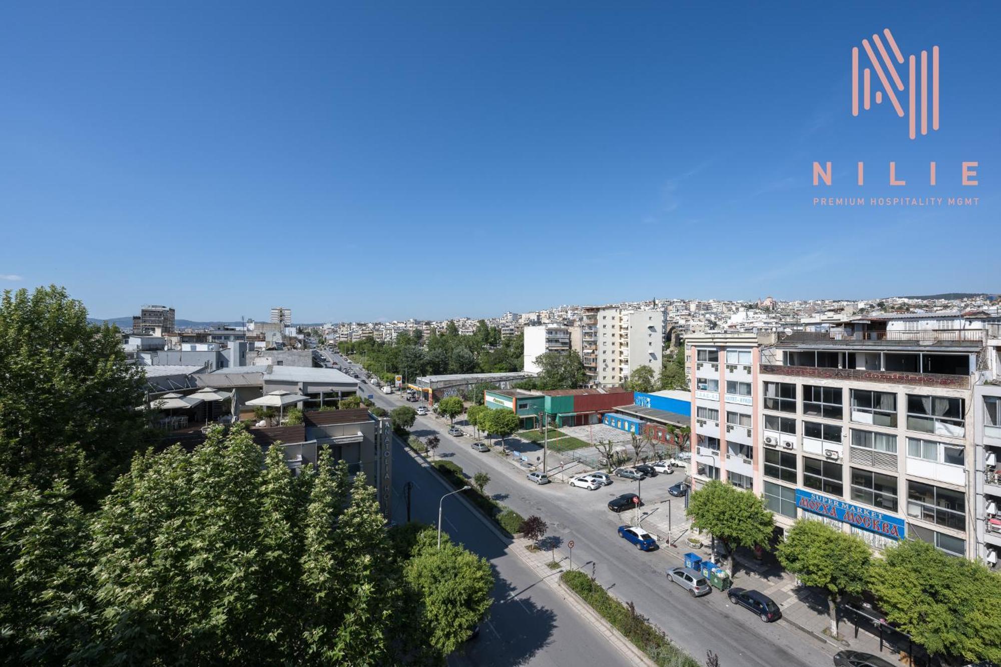 V1 Penthouse, Nilie Hospitality Mgmt Apartman Szaloniki Kültér fotó