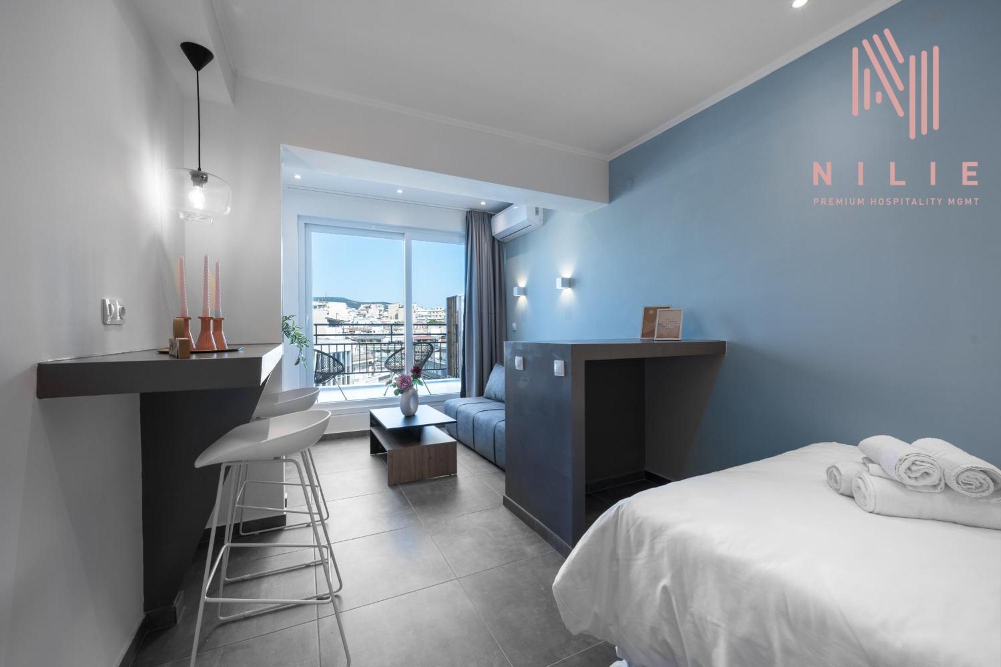 V1 Penthouse, Nilie Hospitality Mgmt Apartman Szaloniki Kültér fotó