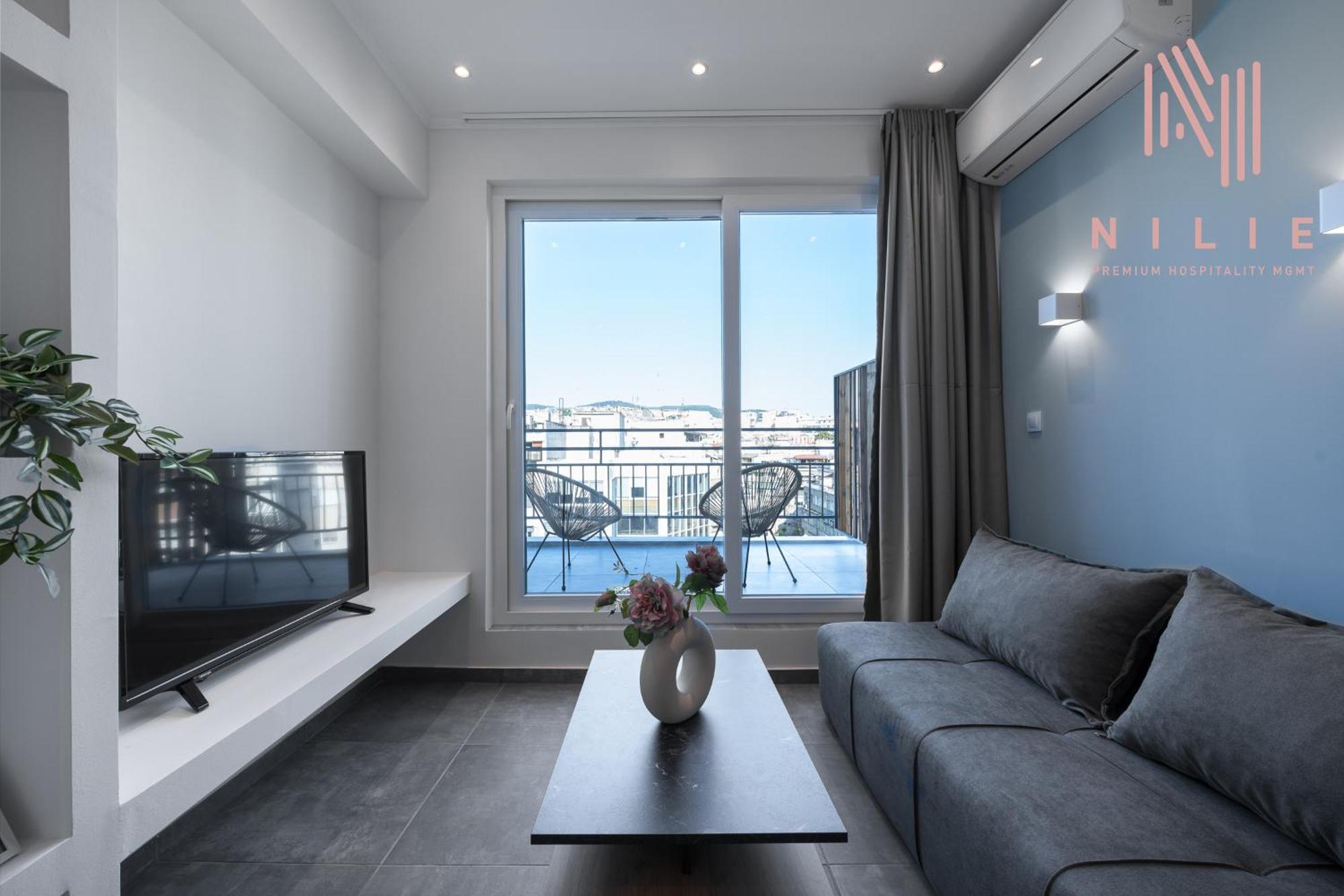 V1 Penthouse, Nilie Hospitality Mgmt Apartman Szaloniki Kültér fotó