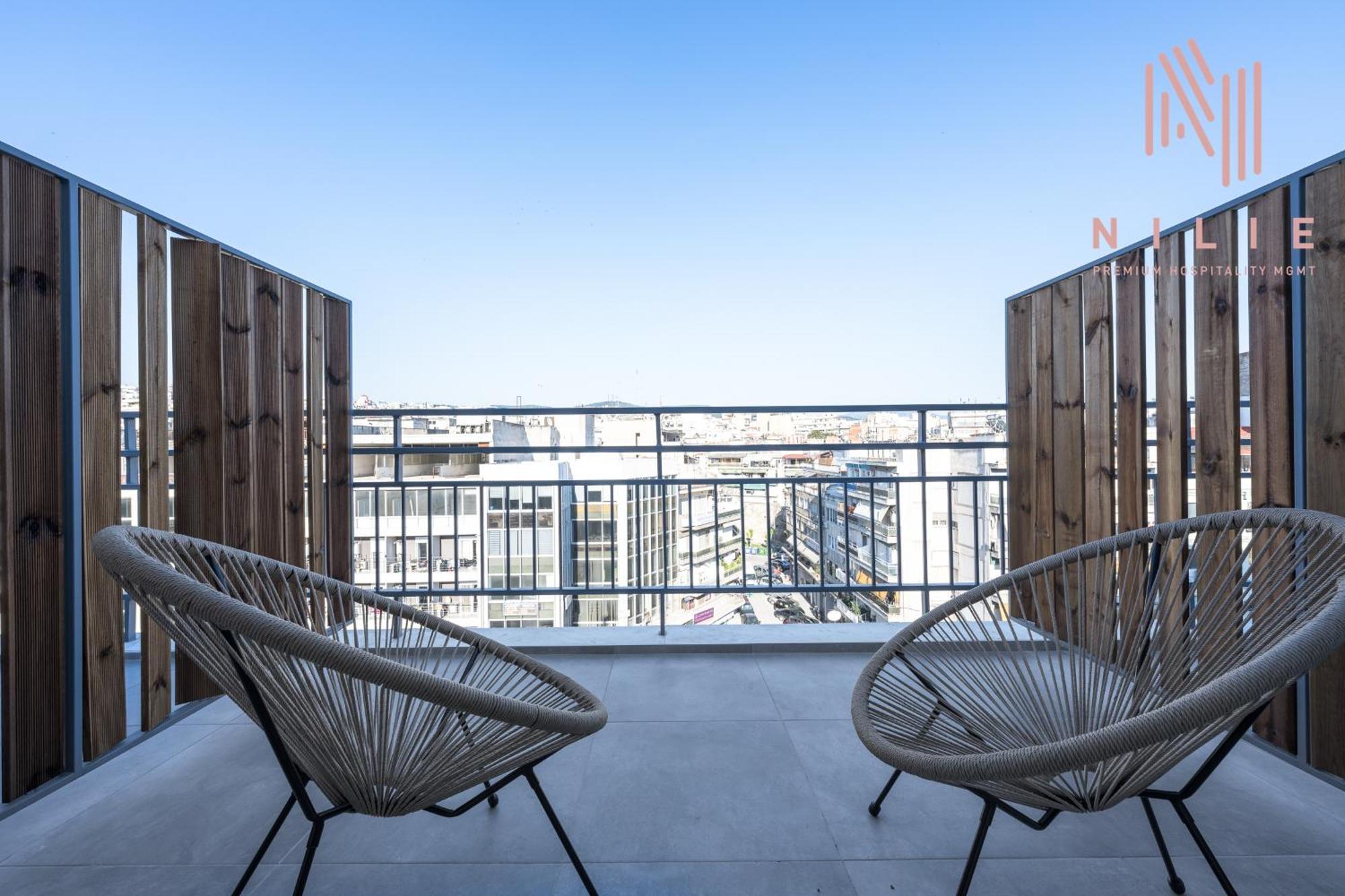 V1 Penthouse, Nilie Hospitality Mgmt Apartman Szaloniki Kültér fotó