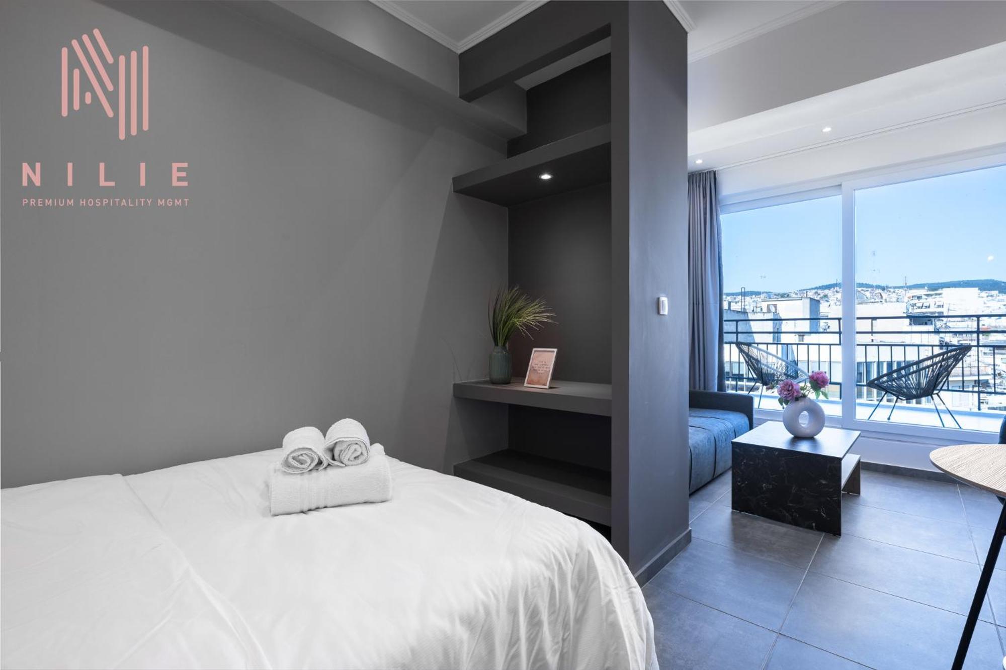 V1 Penthouse, Nilie Hospitality Mgmt Apartman Szaloniki Kültér fotó